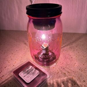 Farmhouse Pink/Purple Jar Wax Melt Warmer